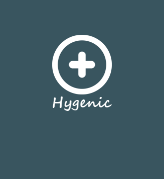 <center>Hygenic</center><br> <br> No sandwich process <br> <br> Ultra clean and perfect packaging